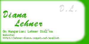 diana lehner business card